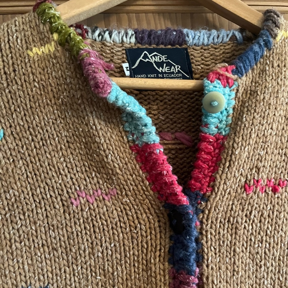 Colorful Knit Sweater - Picture 3 of 5